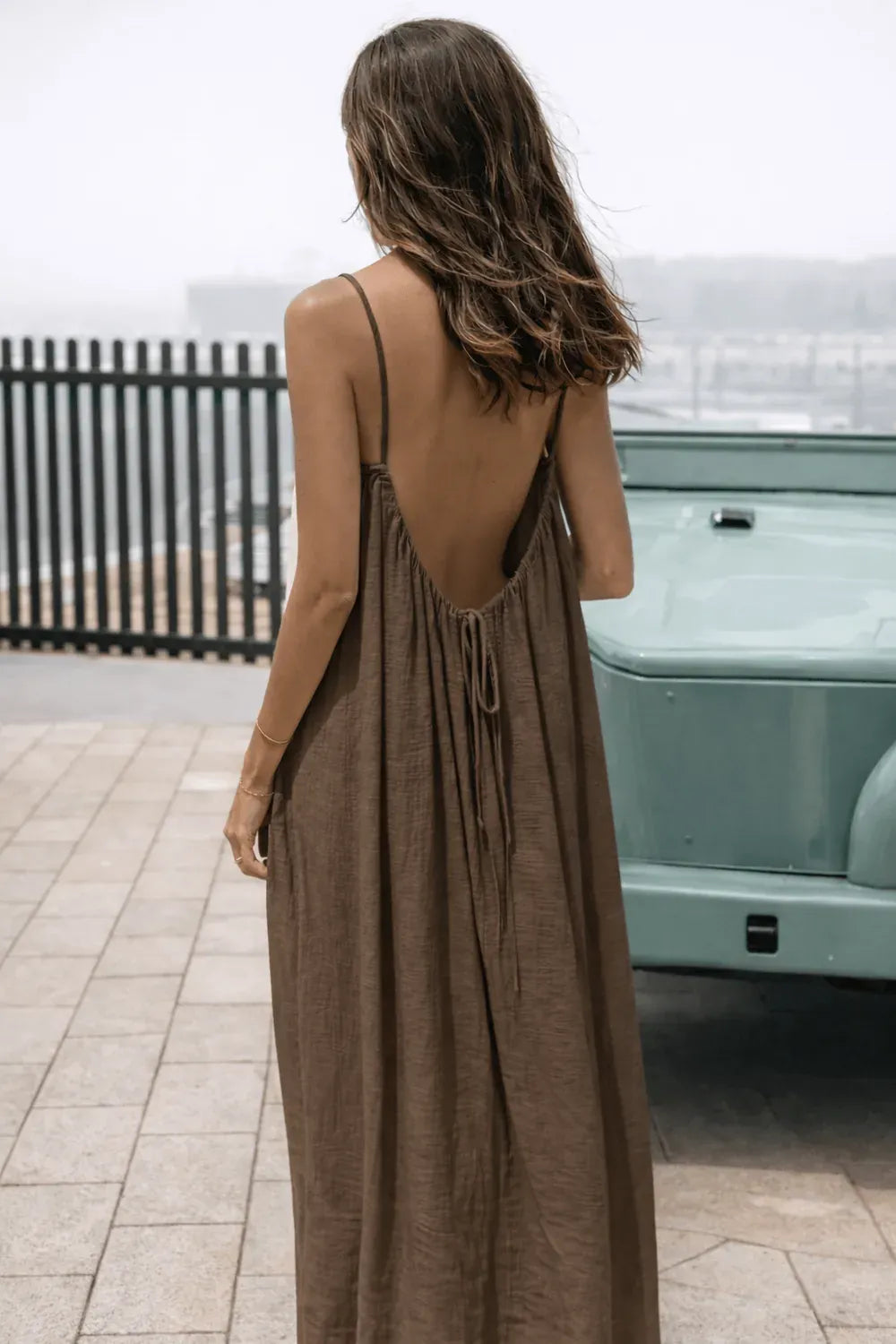 Backless Maxi Dress - VitaFit