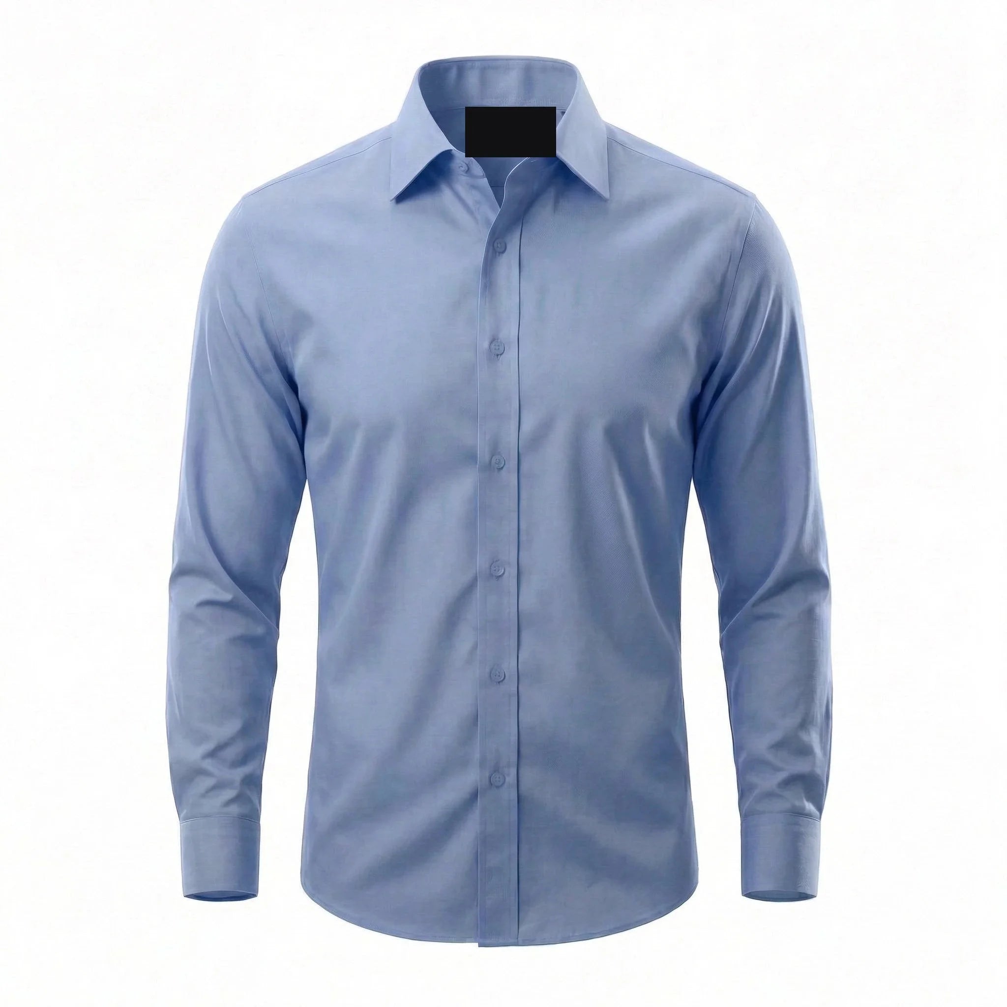 VitaFit wrinkle-free dress shirt front view on model